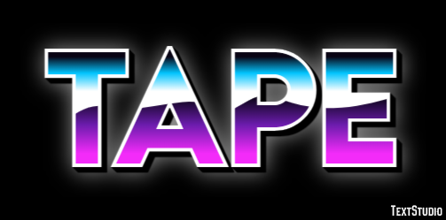 Tape Text Effect