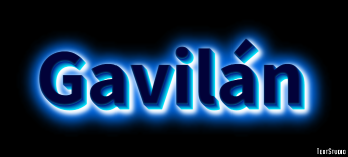 Gavilán Tekst Effect