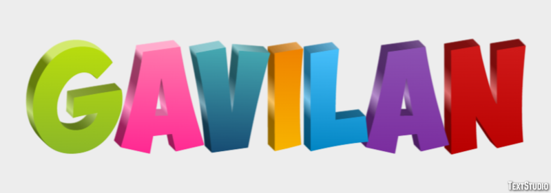 Gavilán Efecto de texto