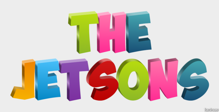 The Jetsons Text effect