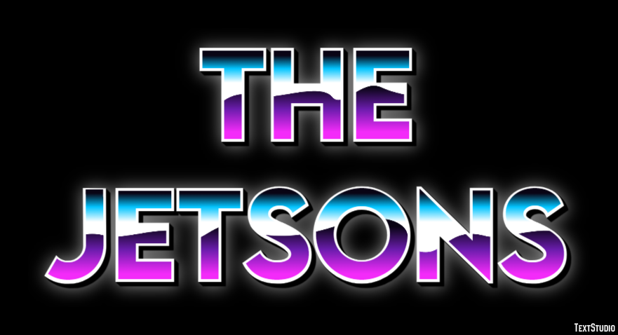 The Jetsons Text effect