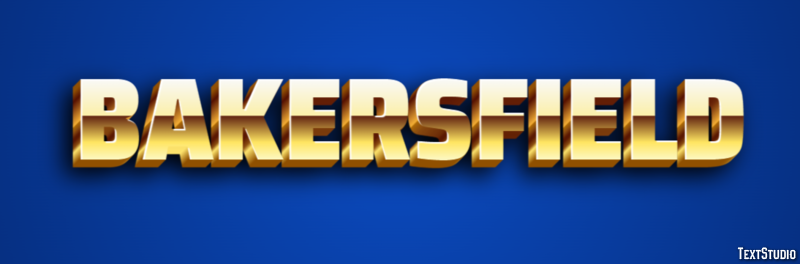 Bakersfield Texteffekt