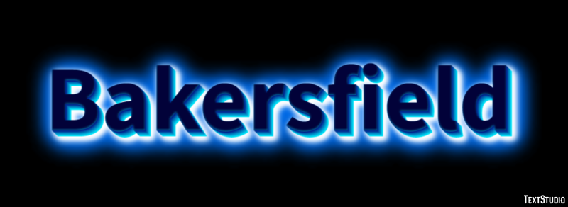 Bakersfield Текстовый эффект