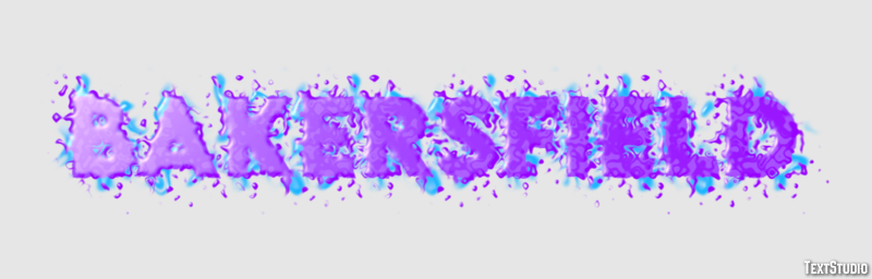 Bakersfield Texteffekt