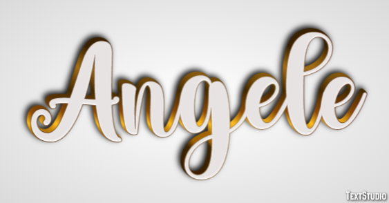 Angele Text Effect