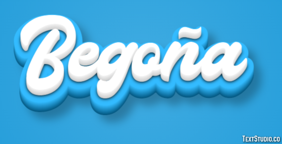 Begoña Efecto de Texto