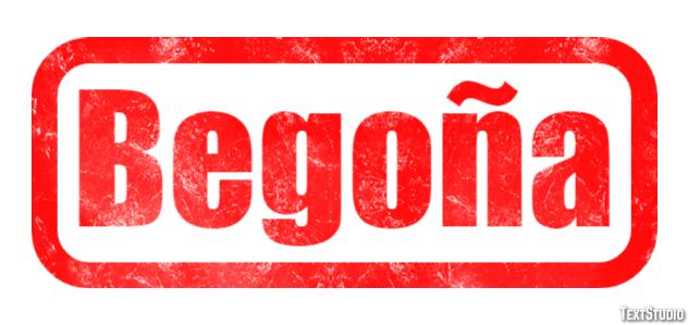 Begoña Efecto de Texto