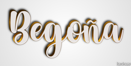 Begoña Efecto de texto