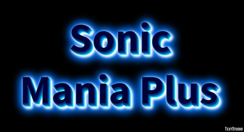 Sonic Mania Plus Effet de Texte