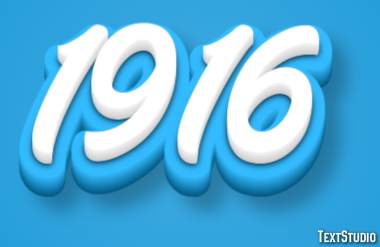 1916 Text Effect