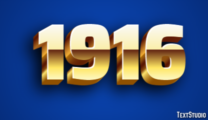 1916 Text Effect