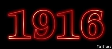 1916 Text Effect