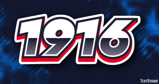 1916 Text Effect