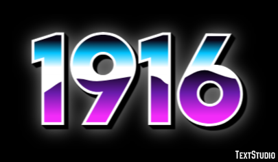 1916 Effetto testo