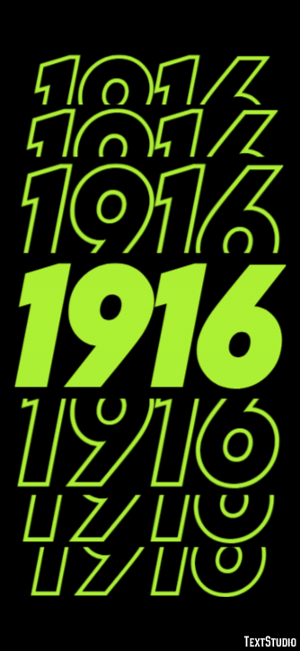1916 Effetto testo