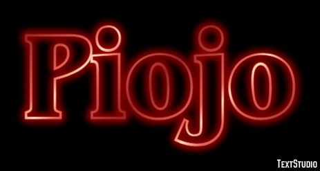 Piojo Efekt tekstowy