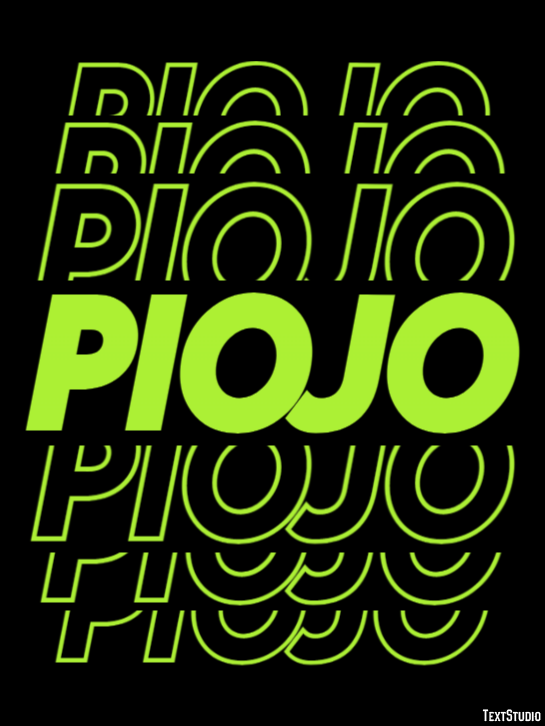 Piojo Efekt tekstowy