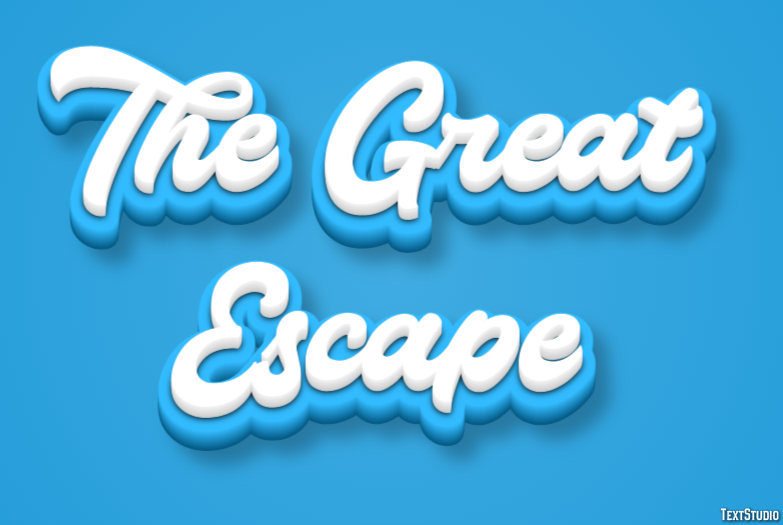 The Great Escape Text Effect