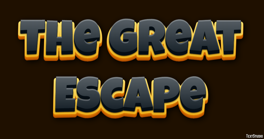 The Great Escape Effetto testo