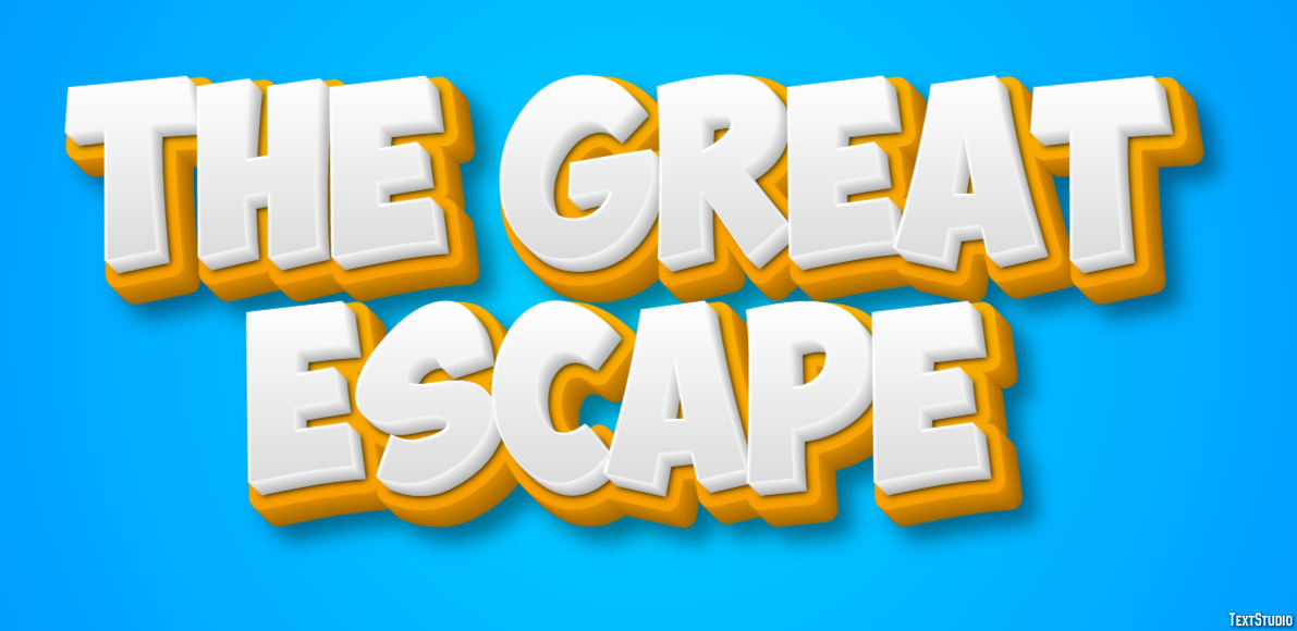The Great Escape Effetto testo