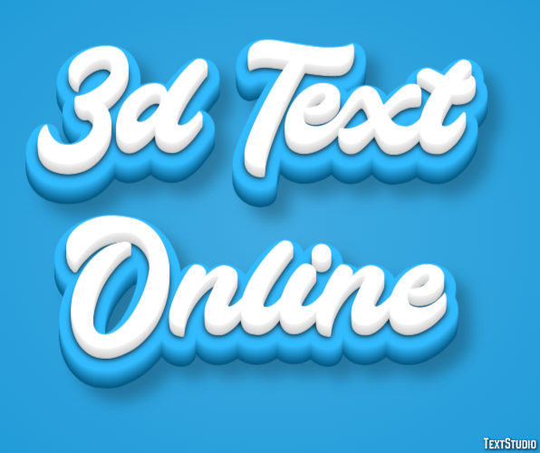 3d Text Online Text Effect
