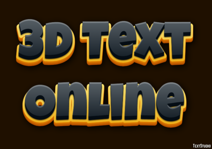 3d Text Online Text Effect