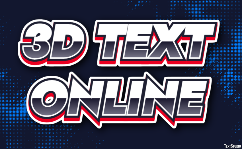 3d Text Online Texteffekt