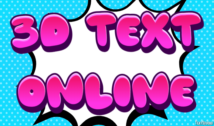 3d Text Online Text Effect