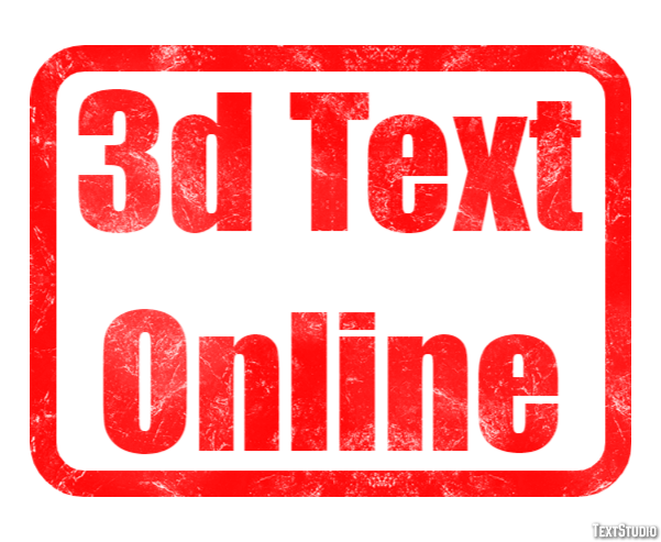 3d Text Online Texteffekt