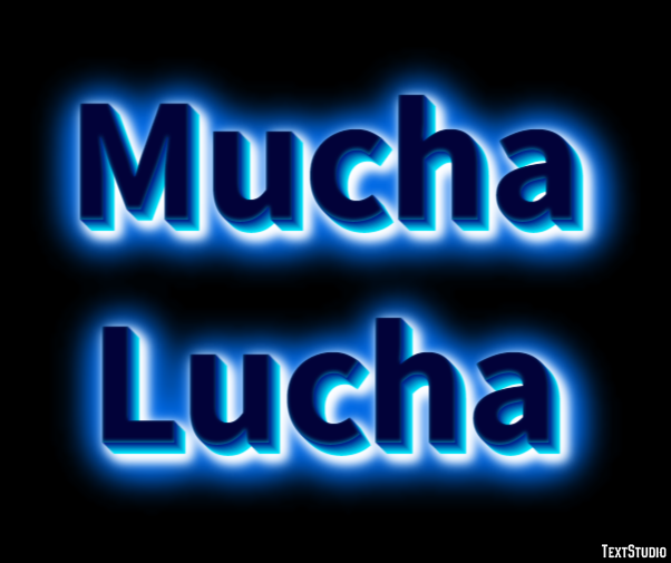 Mucha Lucha Text effect