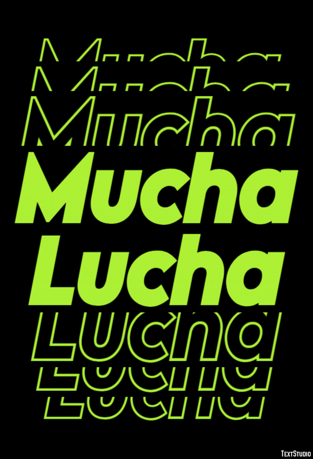 Mucha Lucha Text Effect