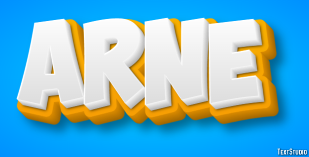 Arne Text Effect