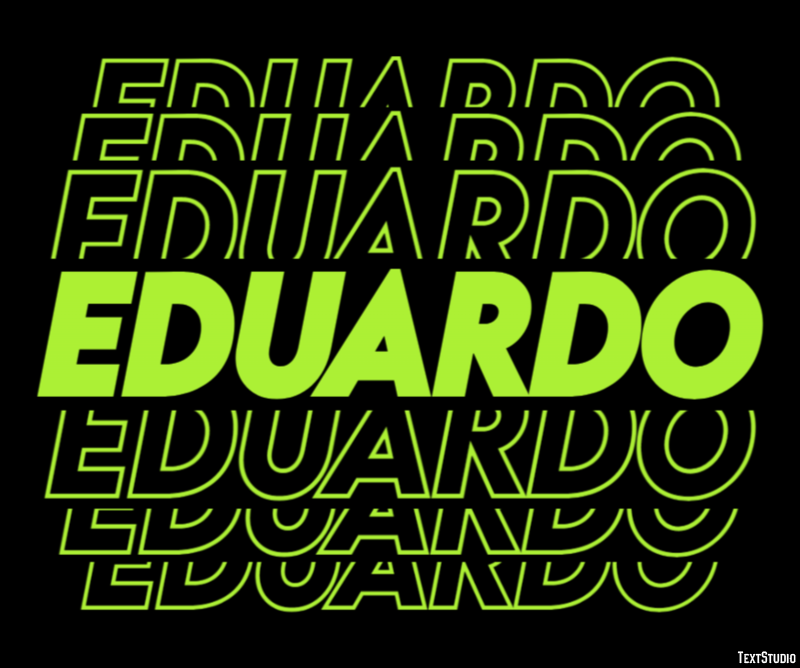 Eduardo Эффект текста