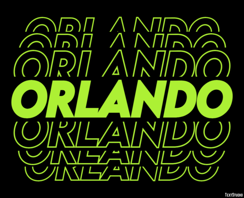 Orlando Efekt tekstowy