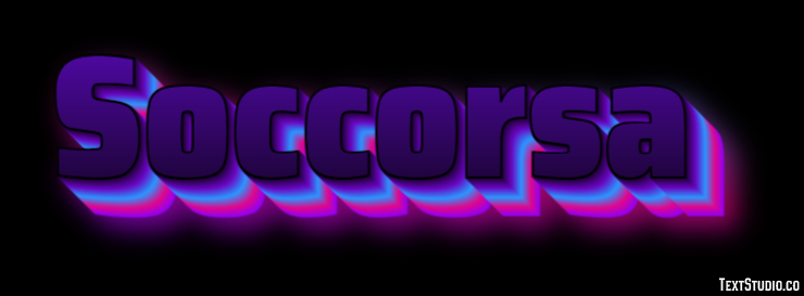Soccorsa Effetto testo