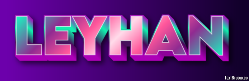 Leyhan Efeito de texto