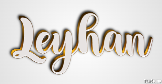 Leyhan Efeito de texto