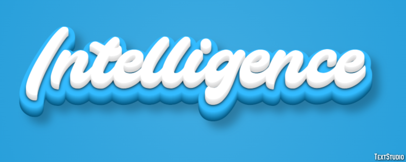 Intelligence Text Effect