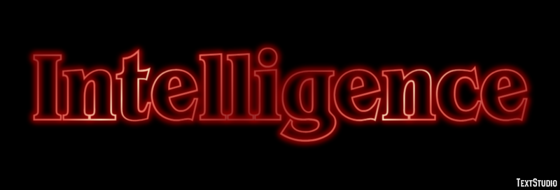 Intelligence Text Effect