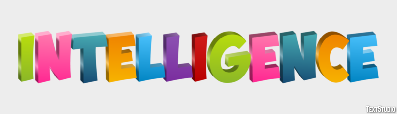 Intelligence Text Effect