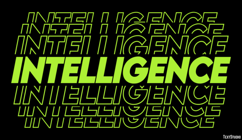 Intelligence Effet de Texte