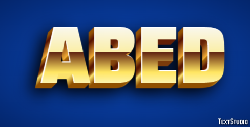 Abed Text Effect