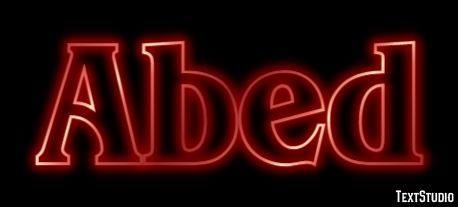 Abed Text Effect