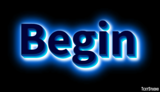 Begin Text Effect