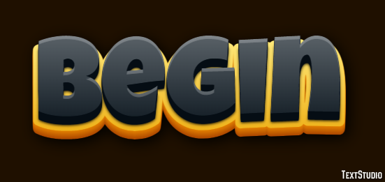 Begin Text Effect