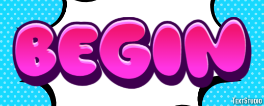 Begin Effet de Texte