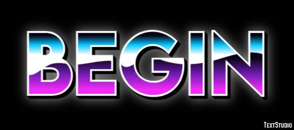 Begin Text Effect
