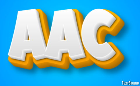 AAC Effetto testo