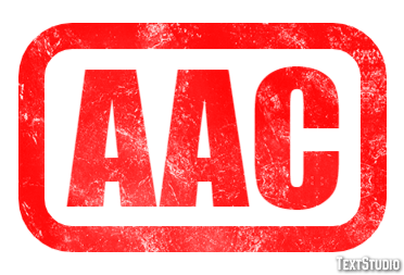 AAC Effetto testo