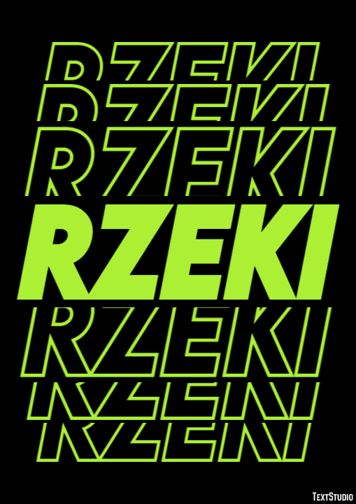 Rzeki Effetto testo